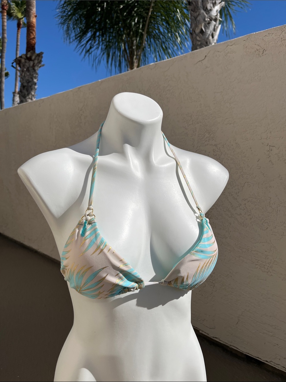 Beach Bunny Aqua Palm Bikini M/L - Picture 5 of 12